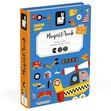 Product image of Janod Racers Magnetic Book განსავითარებელი სათამაშო