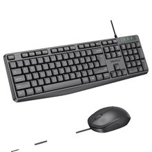 Product image of MeeTion C235 USB Wired Office Combo კლავიატურა კომბო ნაცრისფერი