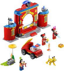 Product image of LEGO Mickey & Friends Fire Truck & Station კონსტრუქტორი
