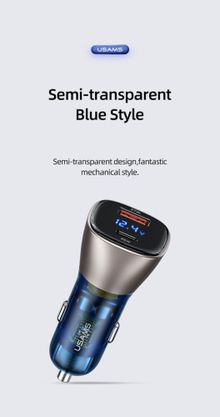 Product image of USAMS C29 72W A+C Fast Charge მანქანის დამტენი