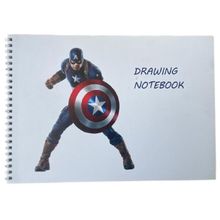 Product image of სახატავი რვეული ზამბარით A4 Capitan America