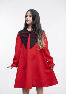 Product image of TEK•STYLE  კაბა + საყელო წითელი
