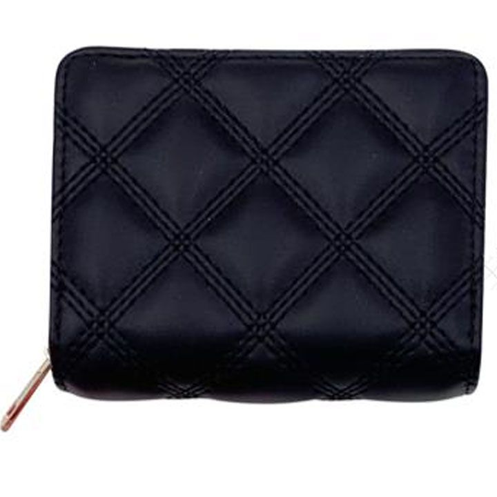 miniso-womens-diamond-pattern-quilted-bifold-zipper-wallet-qalis-safule