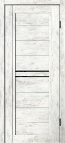 Product image of კარის ბლოკი ZPC PVC BARN B06 ალპური ნაძვი 36x800x2150 მმ შუშა შავი