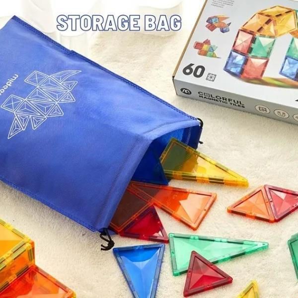 mideer-colorful-magnetic-tiles-marble-run-100pcs-magnituri-konstruqtori-photo-2