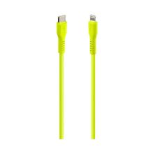 Product image of TTEC USB-C - LIGHTNING CHARGE/DATA CABLE, 120CM NEON YELLOW კაბელი