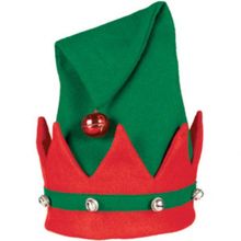 Product image of ელფის ქუდი ზარებით Hat with Bells Elf One Size