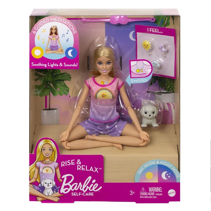mattel-self-care-rise-and-relax-doll-tojina-aqsesuarebit-photo-3