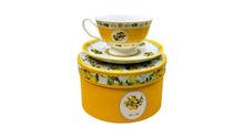 Product image of ჭიქა ლამბაქით, ლიმონის ორნამენტით - 180 მლ სასაჩუქრე ყუთით