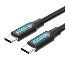 Product image of VENTION COSBG USB 2.0 C Male to Male Cable 1.5M Black PVC Type