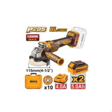 Product image of INGCO CAGLI2211532 1200W უნახშირო უსადენო კუთხის სახეხი მანქანა