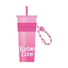 Product image of ჭიქა საწრუპით/Barbie Collection Stainless Steel Tumber with Pendant and Straw 800mL(B)