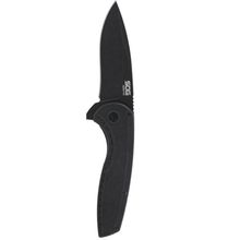 Product image of SOG Aegis FLK Blk Stnwash Drop Point დანა