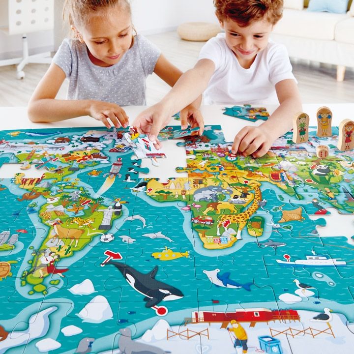 hape-satamasho-pazlitamashi-msoflio-turi-2-in-1-world-tour-puzzle-and-game-photo-3