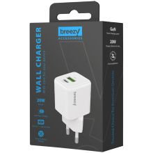 Product image of Breezy Power Adapter USB Type C 20W ადაპტერი