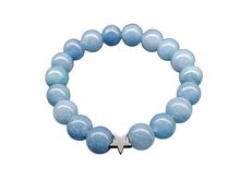 Product image of ქალის სამაჯური ნატურალური ქვებით "ცისფერი კესანე"