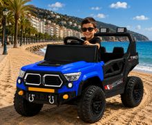 Product image of ბავშვის ელექტრო მანქანა BMW ტყავის სავარძლით GM-508-BLU