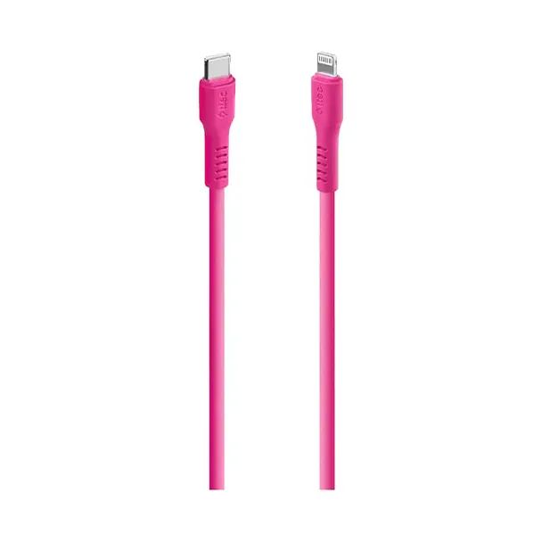 ttec-usb-c---lightning-chargedata-cable-120cm-neon-pink-kabeli