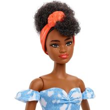 Product image of MATTEL HBV17 BARBIE FASHIONISTAS DOLL BLEACHED DENIM DRESS ბარბის თოჯინა