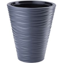 Product image of FORM PLASTIC SAHARA DUNES ROUND 2722-014 Ø40 ანტრაციტი 13.7 L პლასტმასის ქოთანი ყვავილებისთვის