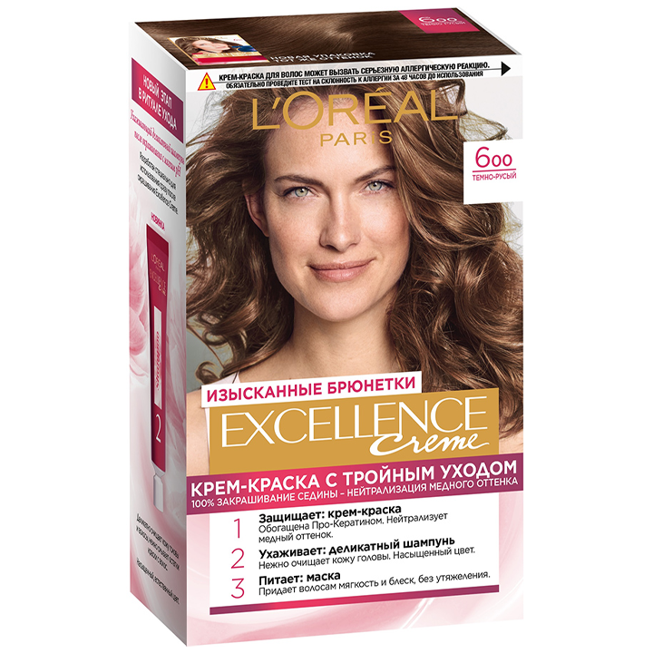 LOREAL Paris Excellence N 600 თმის საღებავი 192 მლ (ლორეალი) - Extra.ge ...