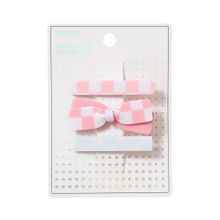 Product image of Checkered Hair Clips 3ც თმის სამაგრი