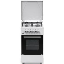 Product image of Gas Cooker/ Oz/ Oz OE 5040 W TOP FFD / OSE50X50B4  Coocker,  4Gas, Oven-Electric, 50x50x85, White, Top metal