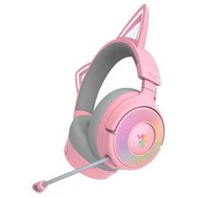 Product image of RAZER KRAKEN KITTY V3 PRO QUARTZ უსადენო კომპიუტერის ყურსასმენი