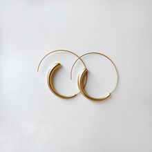 Product image of ოქროსფერი საყურე სპირალი