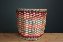 Product image of ჭილის კალათა 25*24სმ განიერი ყელით