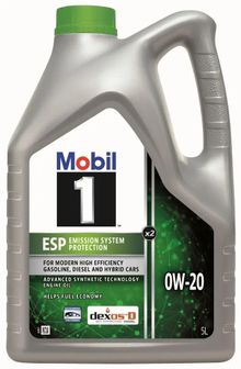 Product image of Mobil 1ESP X2 0W20 5ლ ძრავის ზეთი