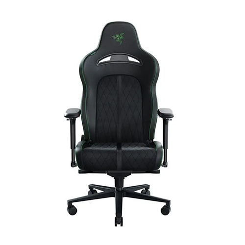 razer-gaming-chair-enki-pro-pu-leather--alcantara-black-green-gaming-savardzeli-photo-3