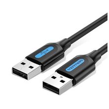Product image of VENTION COJBF USB 2.0 A Male to A Male Cable 1M Black PVC Type