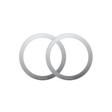 Product image of Baseus PCCH000012 Halo Series Magnetic Metal Ring 2Pcs/Pack Silver მაგნიტური რგოლები
