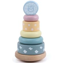 Product image of Rainbow Stacking Ring Tower განსავითარებელი სათამაშო