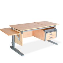 Product image of სამეცადინო მაგიდა ერგო ეკო 75/40 ტუმბოთი და გვერდითა თაროთი