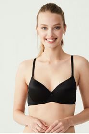 Product image of U.S. Polo Assn. 66147 ქალის ბიუსტჰალტერი PUSH UP (შავი)