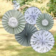 Product image of ქაღალდის დეკორაცია მარაო Hey Baby 5ც