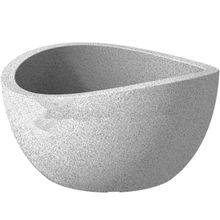 Product image of SCHEURICH 252/40 WAVE GLOBE BOWL STONY GREY 40*21 სმ ეზოს პლასტმასის ქოთანი