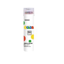 Product image of Polka Dot Series Erasable Coloring Pencil Set (24 Colors) ფერადი ფანქრები