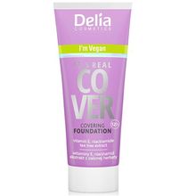 Product image of Delia Real Cover 206 HONEY 30მლ ტონალური კრემი