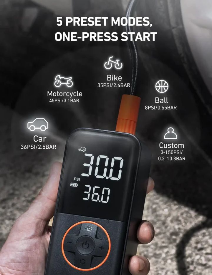 astroai-l4-150psi-6600mah-saburavis-portatuli-kompresori-led-ganatebit-photo-3