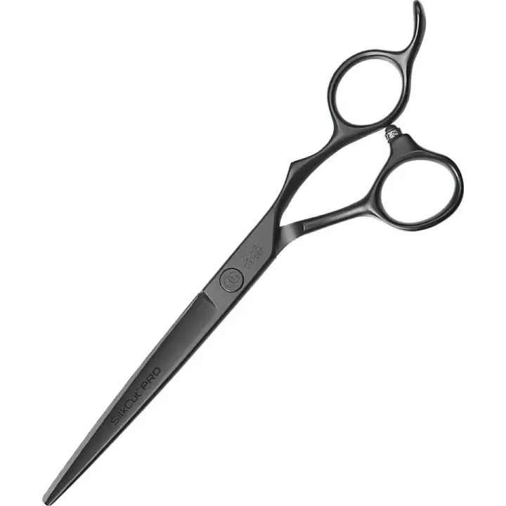 olivia-garden-silkcut-pro-matt-black-650-right-hand-scissors-tmis-profesionaluri-makrateli