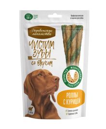 Product image of PETFEST Chewy roll with chicken სნექი საშუალო და დიდი ჯიშის ძაღლისთვის, კატებისთვის 100 გრ