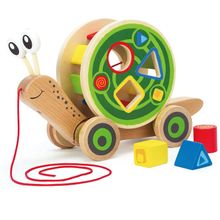 Product image of HAPE Walk-A-Long Snail ხის სათამაშო