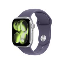 Product image of Apple Watch Series 11 GPS 42mm Silver Aluminium Case With Purple Fog Sport Band MEU64 S/M სმარტ საათი