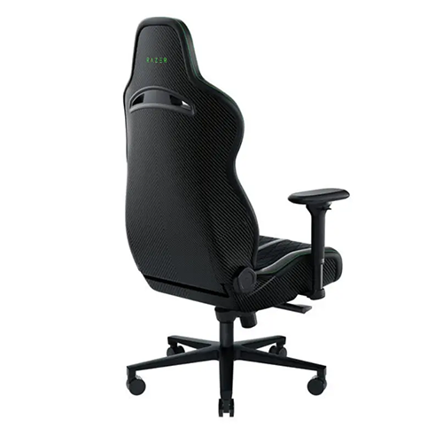 razer-gaming-chair-enki-pro-pu-leather--alcantara-black-green-gaming-savardzeli-photo-4