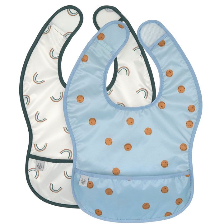 lassig-lightweight-bib-2-pcs-happy-rascals-smile-bavshvis-tsinsafari
