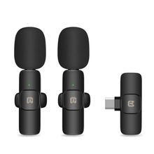 Product image of PULUZ Wireless 2x Microphone უსადენო სამკერდე მიროფონი Type-C