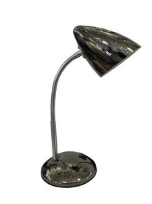Product image of მაგიდის სანათი ქრომი მუქი ნაცრისფერი 980 E27